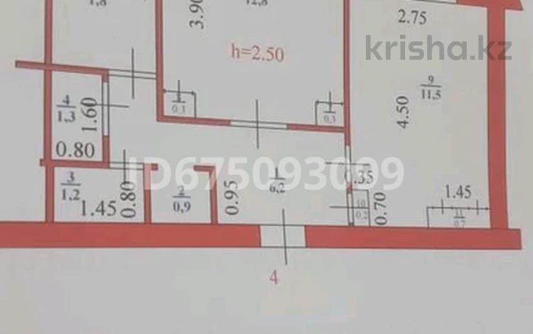 2-бөлмелі пәтер, 45 м², 1/5 қабат, мкр. Зачаганск пгт, Джаникешева, бағасы: 8.5 млн 〒 в Уральске, мкр. Зачаганск пгт — фото 2