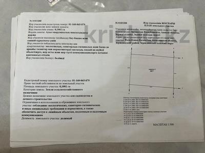 Жер телімі · 10 сотық, Возле трассы — Возле трассы,на повороте на красный кордон,возле водоема, бағасы: 4 млн ₸ в 