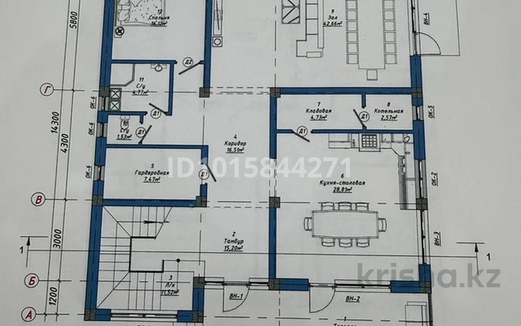 Отдельный дом · 4 комнаты · 283 м² · 8 сот., мкр Калкаман-2 17 за 155 млн ₸ в Алматы, Наурызбайский р-н — фото 2