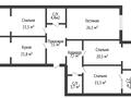 4-комнатная квартира · 134.7 м² · 8/10 этаж, Алии Молдагуловой за 57.5 млн ₸ в Актобе — фото 27