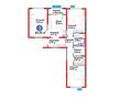 3-бөлмелі пәтер · 83.15 м², Тараз 8/1, бағасы: ~ 49.6 млн ₸ в Алматы, Турксибский р-н — фото 3