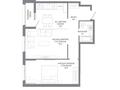 2-бөлмелі пәтер · 57.7 м², Ахмет Байтурсынулы 10/3, бағасы: ~ 36.9 млн ₸ в Астане, Сарайшык р-н — фото 3