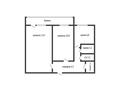 2-бөлмелі пәтер · 44.4 м² · 1/5 қабат, Карбышева, бағасы: 18 млн ₸ в Костанае — фото 7