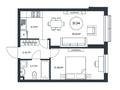 2-комнатная квартира · 51.34 м², Сейдимбек 102 за ~ 41.6 млн ₸ в Алматы, Наурызбайский р-н — фото 3