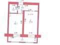 1-комнатная квартира · 50 м² · 5/9 этаж, мкр Комсомольский, К. Мухамедханова 23 за 27.9 млн ₸ в Астане, Есильский р-н