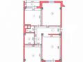 3-комнатная квартира · 90.15 м² · 1/9 этаж, мкр Кунаева 58 за 43 млн ₸ в Уральске — фото 22