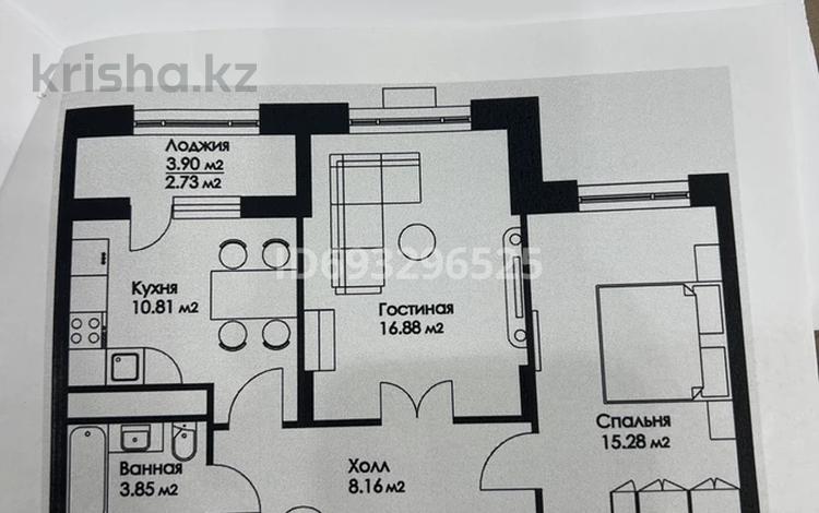 2-комнатная квартира, 57.71 м², 6/9 этаж, Нажимеденова 29 за ~ 18.8 млн 〒 в Астане, Алматы р-н — фото 2