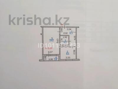 1-бөлмелі пәтер · 41.4 м² · 4/5 қабат, Военный городок Жулдыз 43, бағасы: 15 млн ₸ в Талдыкоргане, военный городок Улан