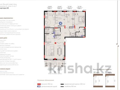 4-комнатная квартира · 183 м², Тасшокы, 4​ — Без комиссии с клиента 🪀🪀🪀 за 230.3 млн ₸ в Астане, Алматы р-н