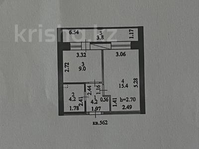 1-бөлмелі пәтер · 38 м² · 8/9 қабат, Култегин 2, бағасы: 24.5 млн ₸ в Астане, Нура р-н