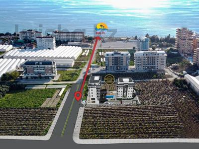 1-комнатная квартира · 55 м² · 1 этаж, Каргыджак 67 за ~ 44.3 млн 〒 в Аланье