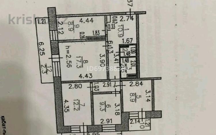 4-бөлмелі пәтер · 82 м² · 6/12 қабат, Жастар 39 — Школа 47, Нур-Орда, бағасы: 34.5 млн ₸ в Усть-Каменогорске — фото 2