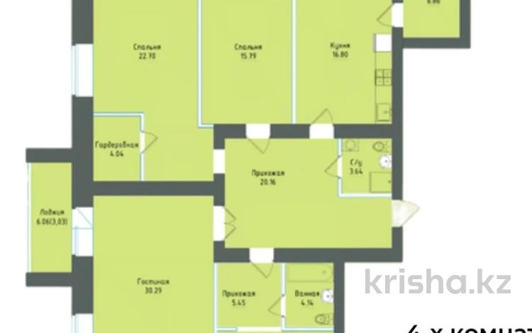 4-комнатная квартира, 155.63 м², 2/12 этаж, Канай би 32 а за ~ 78.6 млн 〒 в Кокшетау — фото 2