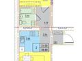 2-комнатная квартира · 49.89 м² · 4/6 этаж, Мкрн Береке 49 за ~ 18.5 млн 〒 в Костанае