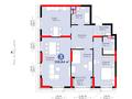 4-комнатная квартира · 108.84 м² · 3/20 этаж, Турар Рыскулов 1д — САМАЯ ГОРЯЧАЯ ЦЕНА за ~ 105 млн ₸ в Астане, Есильский р-н — фото 29