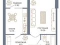 1-бөлмелі пәтер · 50 м² · 3/5 қабат, мкр Самал-2, Аргынбекова 10, бағасы: 29 млн ₸ в Шымкенте, Абайский р-н — фото 3
