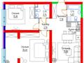 3-бөлмелі пәтер · 81 м² · 1/9 қабат, Райымбек батыра 161Б, бағасы: 39 млн ₸ в  — фото 6