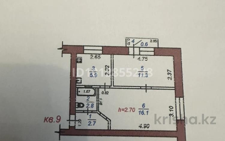 2-комнатная квартира · 40 м² · 3/3 этаж, мкр Алтай-1 16 за 22 млн ₸ в Алматы, Турксибский р-н — фото 2