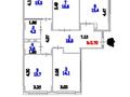 4-бөлмелі пәтер · 98.1 м² · 6/9 қабат, E 511 25, бағасы: 69 млн ₸ в Астане, Есильский р-н — фото 2
