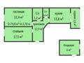 2-комнатная квартира · 74.8 м² · 7/9 этаж, Алтынсарина 32 за 45 млн ₸ в Костанае — фото 3