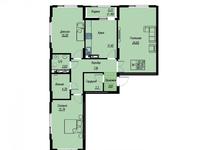 3-комнатная квартира · 90 м² · 7/9 этаж, Е 496 8 за 47 млн ₸ в Астане, Есильский р-н
