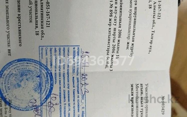 Участок · 1.45 га, Токназара Дуйсембаева — Байсерке за 35 млн ₸ в Талгаре — фото 3