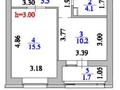 1-комнатная квартира · 37 м² · 6/9 этаж, Шамши Калдаяков 60А — ЖД Нұрлы жол за ~ 20.5 млн ₸ в Астане, Сарайшык р-н — фото 3
