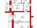 3-комнатная квартира · 65.5 м² · 7/14 этаж, Славского 16 — Речной вокзал за 34.9 млн ₸ в Усть-Каменогорске — фото 2