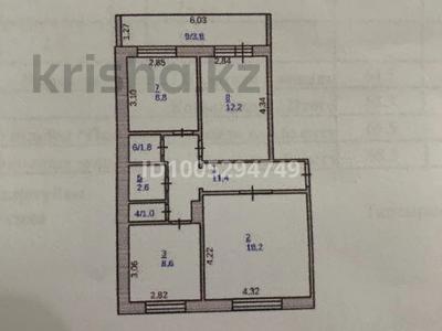 3-комнатная квартира · 68.3 м² · 1/9 этаж, Машхур Жусупа 109 за 21 млн 〒 в Экибастузе