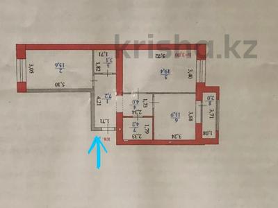 2-комнатная квартира, 68 м², 2/10 этаж, Туран 46/4 за 37.5 млн 〒 в Астане, Есильский р-н