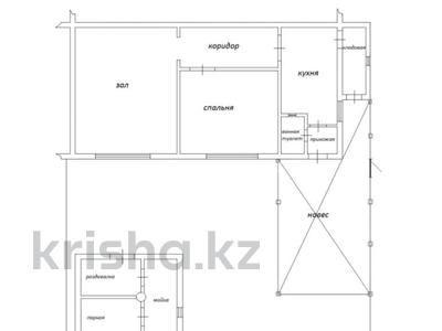 Үйдің бір бөлігі · 2 бөлме · 62 м² · 1 сот., Өркениет 7, бағасы: 15 млн 〒 в Талдыкоргане