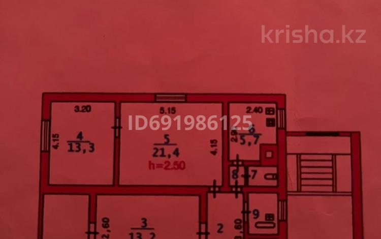 3-комнатная квартира, 70 м², 2/2 этаж, Азаттык 119 за 14.5 млн 〒 в Атырау — фото 2