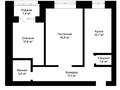 2-комнатная квартира · 57 м² · 5/5 этаж, мкр Городской Аэропорт, Штурманская 21б за 22.8 млн ₸ в Караганде, Казыбек би р-н — фото 18