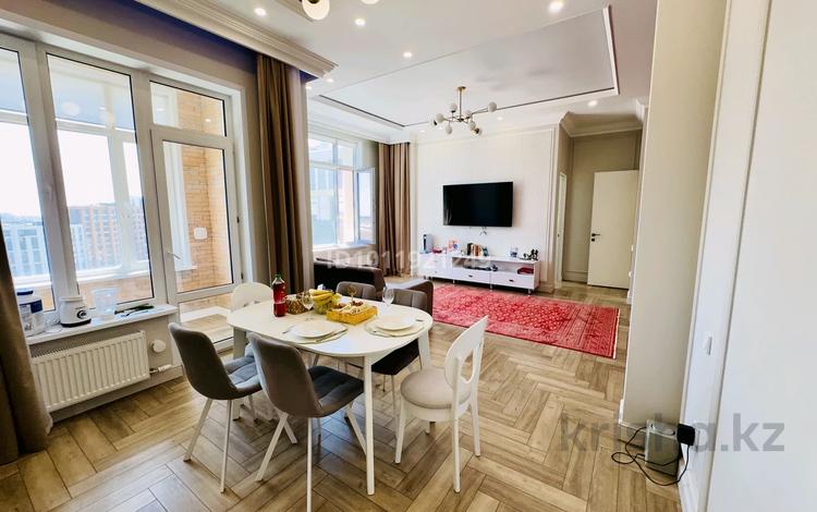 2-комнатная квартира · 75 м² · 12/13 этаж, ул. Ханов Керея и Жанибека 50 за 70 млн ₸ в Астане, Есильский р-н — фото 59