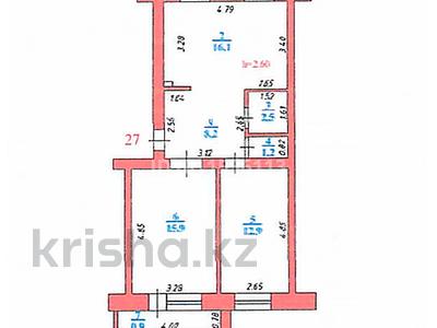 2-бөлмелі пәтер · 57.7 м² · 4/5 қабат, Сарайшик 42, бағасы: 20.5 млн ₸ в Уральске