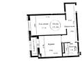 1-бөлмелі пәтер · 39.66 м² · 6/9 қабат, Е 418 10, бағасы: 15 млн ₸ в Астане, Нура р-н — фото 3