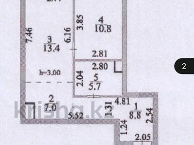 2-комнатная квартира · 47.9 м² · 5/15 этаж, Туран 71 за 26.7 млн 〒 в Астане, Нура р-н