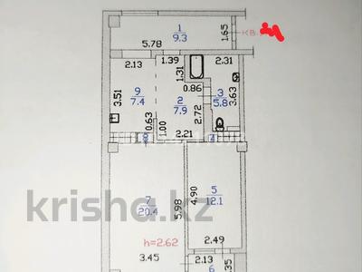 2-бөлмелі пәтер · 65 м² · 8/9 қабат, Молдагуловой 32 — Абылай хана - Макатаева, бағасы: 45.5 млн ₸ в Алматы, Алмалинский р-н