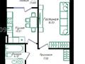 1-комнатная квартира · 40 м² · 6/12 этаж, Улы Дала 38а за 24.5 млн ₸ в Астане, Нура р-н