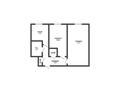 2-бөлмелі пәтер · 43.6 м² · 2/2 қабат, Павлова 3, бағасы: 9 млн ₸ в Жамбыл — фото 8