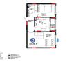 2-бөлмелі пәтер · 70.88 м² · 3/9 қабат, Е-899 3, бағасы: 59 млн ₸ в Астане, Нура р-н