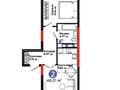 2-комнатная квартира · 48.51 м² · 9/12 этаж, Улы Дала 4 — Видовая на город и Ellington Mall за 36.5 млн ₸ в Астане, Нура р-н