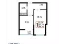 1-комнатная квартира · 40 м² · 4/12 этаж, Сафуан Шаймерденов 1 за 22.9 млн ₸ в Астане, Сарыарка р-н — фото 3