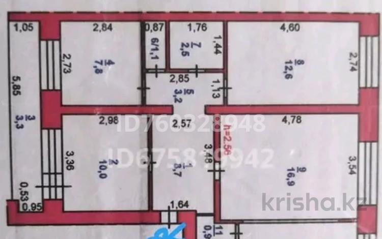 4-комнатная квартира · 80 м² · 6/6 этаж, Камзина 67 — Камзина желтоксан за 14 млн 〒 в Аксу — фото 9
