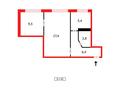 2-комнатная квартира · 41.5 м² · 1/5 этаж, 4-й мкр. за 7.5 млн ₸ в Темиртау — фото 10