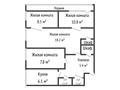 4-бөлмелі пәтер · 61.2 м² · 2/5 қабат, Кобланды Батыра, бағасы: 18 млн 〒 в Костанае — фото 17