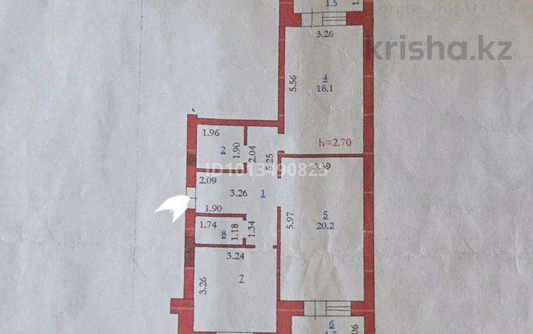 2-бөлмелі пәтер · 68.8 м² · 3/6 қабат, мкр. Алтын орда, Мкрн Батыс-2 29/1 — Возле АвтоЦона, бағасы: 20 млн ₸ в Актобе — фото 2