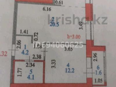 2-комнатная квартира, 51.4 м², 6/10 этаж, Култегин 11 — пересечение Сагынак и Омарова за 27 млн 〒 в Астане, Нура р-н
