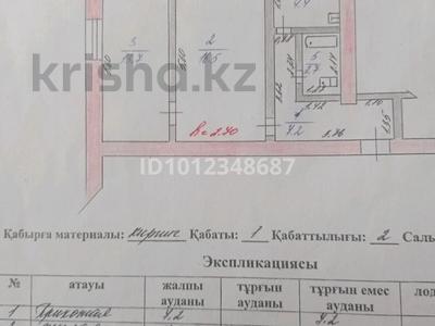 2-комнатная квартира · 44.5 м² · 3/3 этаж, Достык 1 — Центр за 11 млн ₸ в Жаугаштах