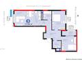 3-комнатная квартира · 77 м² · 3/14 этаж, Бухар Жырау НИЗКАЯ ЦЕНА за 1кв.м 33 за 54.9 млн ₸ в Астане, Есильский р-н — фото 7